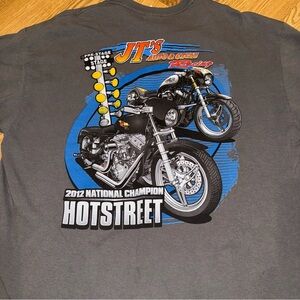 Vintage 2012 JT’s Auto & Cycle Racing Hotstreet National‎ Champs T Shirt Sz L